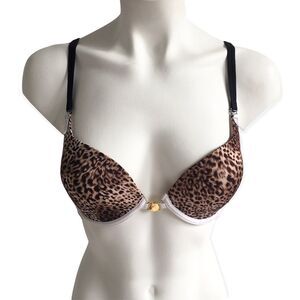 🆕Merci Essentials Cheetah Print Push Up Bra
